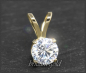 Preview: Brillant Anhänger 750 Gold; 1,01ct, River D, VVS1